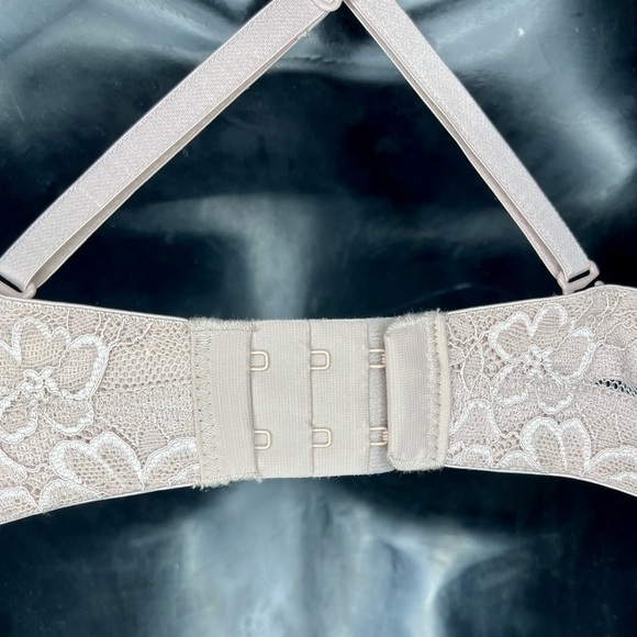 NWT MAIDENFORM 34B WEAR MULTI 5 WAYS UNDERWIRE NUDE SUPPORT PUSH UP CLEAVAGE BRA - Picture 9 of 16